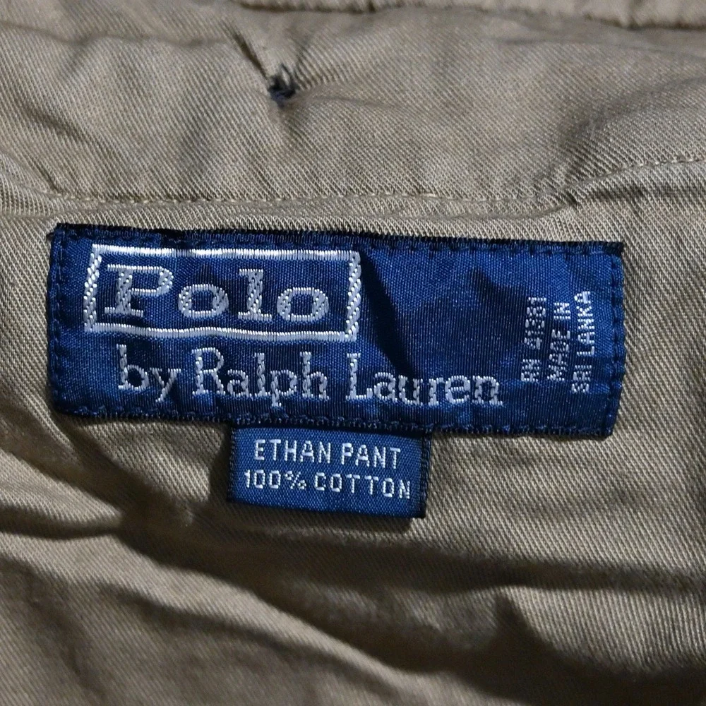 Polo Ralph Lauren Ethan Pant Mens Pleated Corduroy 40/30 Brown